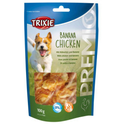 Ласощі для собак Trixie Premio Banana&amp;Chicken банан/курка 100 г (4011905315829)