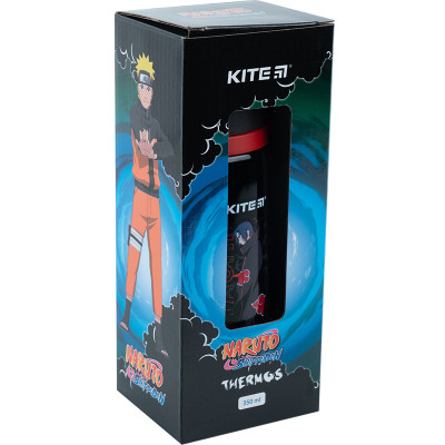 Поїльник-непроливайка Kite Термос Naruto 350 мл Чорний (NR23-305)