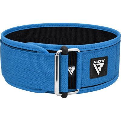Атлетичний пояс RDX RX1 Weight Lifting Belt Blue XL (WBS-RX1U-XL)
