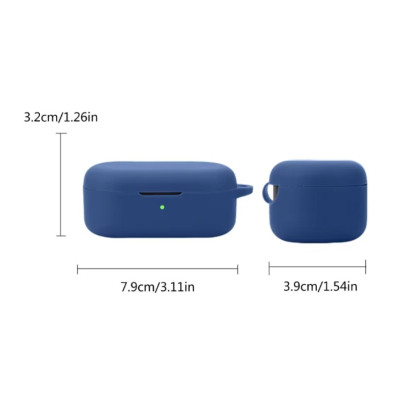 Чохол для навушників BeCover Silicon для OPPO Enco Buds 2 Pro Deep Blue (713224)