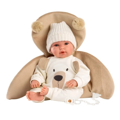 Лялька Llorens Recien Nacido Lloron Osito Marron, 36 см (63645)