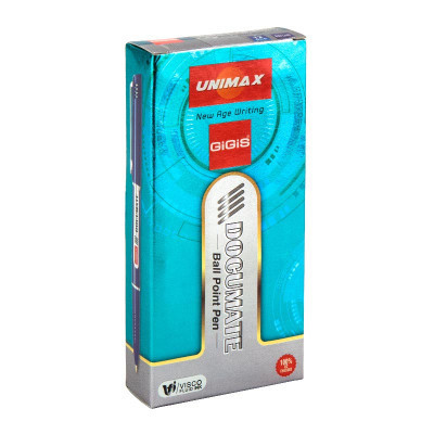 Ручка кулькова Unimax Documate, синя (UX-120-02)