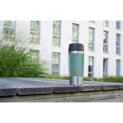 Термокружка Tefal Travel Mug Classic Twist, 360мл, нержавіюча сталь, зелений (N2024310)