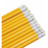 Олівець графітний H-Tone НВ, з гумкою, жовтий, уп. 12 шт (PENCIL-HT-JJ30105B)