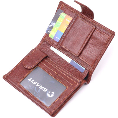 Портмоне Vintage З натуральної шкіри Коричневе (21399)