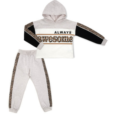 Спортивний костюм дитячий Breeze &quot;ALWAYS AWESOME&quot; (16061-152G-beige)