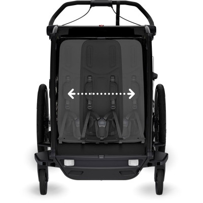 Коляска Thule Chariot Sport 2 Double (Black) (TH 10201031)