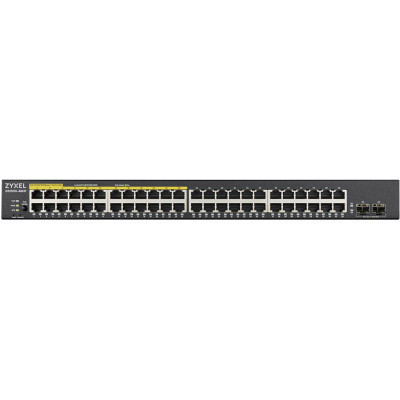 Комутатор мережевий ZyXel GS1900-48HP (GS1900-48HPV2-EU0101F)