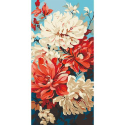 Картина по номерам ArtCraft Жоржини 40х80 см (13070-AC)