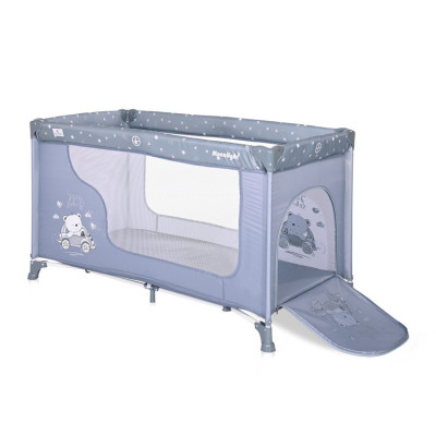 Дитячий манеж Bertoni/Lorelli MOONLIGHT 1L silver blue
