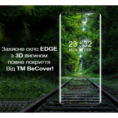 Скло захисне BeCover EDGE Xiaomi Redmi Note 14 Pro Plus 5G Black (713580)
