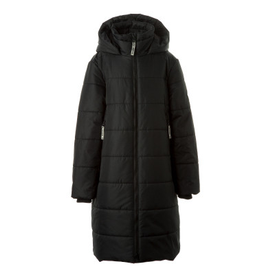 Пальто дитяче Huppa NINA 12590030 чорний 134 (4741632123649)