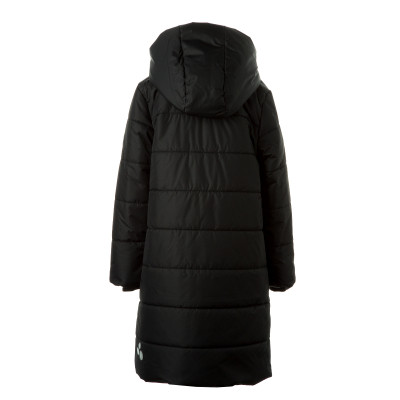 Пальто дитяче Huppa NINA 12590030 чорний 134 (4741632123649)