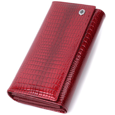 Гаманець ST Leather Шкіряний Червоний (22682)