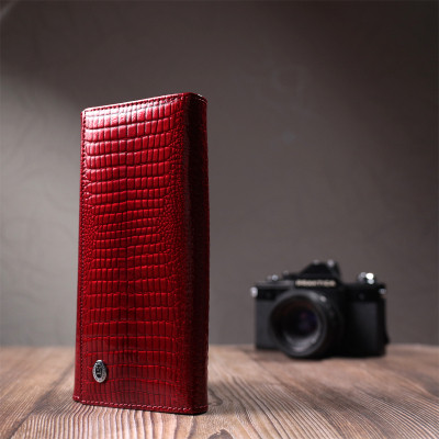 Гаманець ST Leather Шкіряний Червоний (22682)
