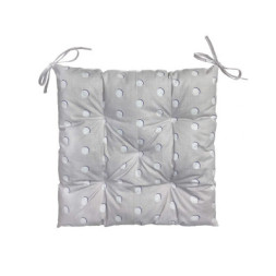 Подушка на стілець Прованс Super 40x40 Сіра (4823093436985)