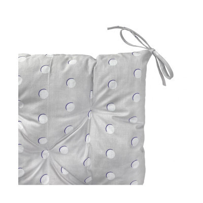 Подушка на стілець Прованс Super 40x40 Сіра (4823093436985)