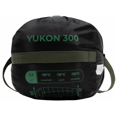 Спальний мішок Tribe Спальний мішок Tribe Yukon 300 T-loft T-CF-0001-olive, , шт (T-CF-0001-olive)