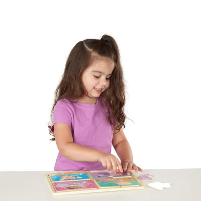 Пазл Melissa&amp;Doug дерев&#039;яні у футлярі &quot;Маленькі принцеси&quot; (MD31365)