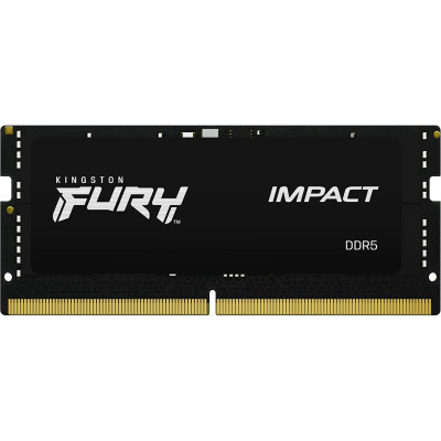 Модуль пам&#039;яті для ноутбука SoDIMM DDR5 16GB 6000 MHz Impact XMP Kingston Fury (ex.HyperX) (KF560S38IB-16)
