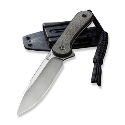 Ніж Civivi Fixed Blade Elementum Satin Blade Micarta (C2105B)