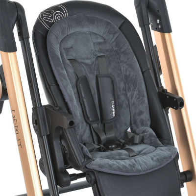 Стульчик для кормления El Camino ME 1102 DEBUT posh black (ME 1102 posh black)