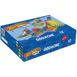 Гуашеві фарби Kite Hot Wheels Skate 12 кольорів х 20 мл (HW25-063)