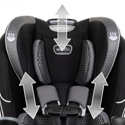 Автокрісло Evenflo EveryFit 3 в 1 (1,8 до 54,4 кг) Olympus Black (032884204694)