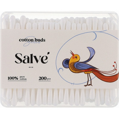 Ватні палички Salve 200 шт. (5853954200607)