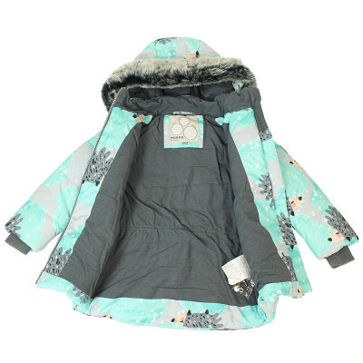 Комплект верхнього одягу дитячий Huppa NOVALLA 45020030 м&#039;ята з принтом/сірий 80 (4741468729886)