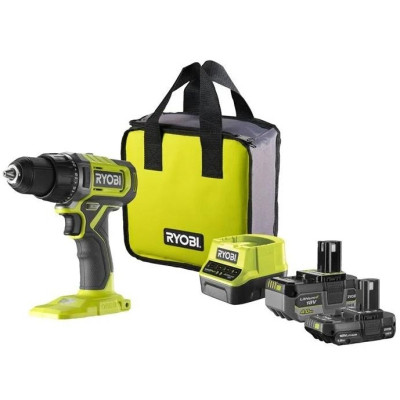 Шуруповерт Ryobi ONE+ RDD18-2C415S 18V, 1х4Ah, 1х1.5Ah, 52Нм, 450/1750об/хв 1.3кг сумка (5133005612)