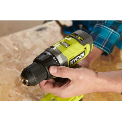 Шуруповерт Ryobi ONE+ RDD18-2C415S 18V, 1х4Ah, 1х1.5Ah, 52Нм, 450/1750об/хв 1.3кг сумка (5133005612)