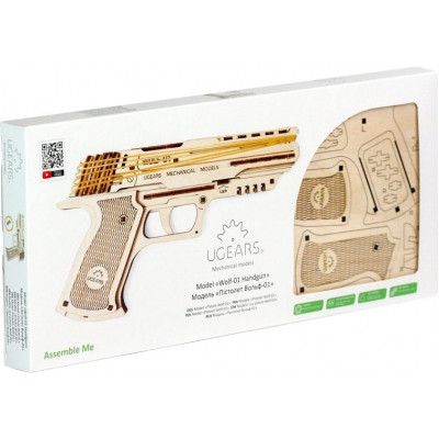 Конструктор Ugears Пістолет Вольф-01 (70047)