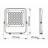 Прожектор Videx LED  PREMIUM 30W 5000K 220V Gray (VL-F2-305G-N)