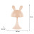 Нічник Kite Світильник LED з акумулятором Simple Bunny, персиковий (K25-317-1-4)