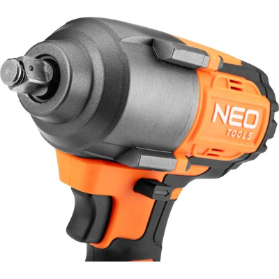 Гайковерт Neo Tools Energy+ 18V, безщітковий, 2400об/хв, 850Нм, 1/2&quot;, 3 швидкості, 1.8кг (без АКБ та ЗП) (04-608)