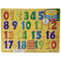 Розвиваюча іграшка Melissa&amp;Doug Звуковий пазл Цифри (MD339)