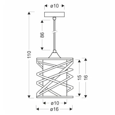 Люстра Candellux ELUNA (31-09548)
