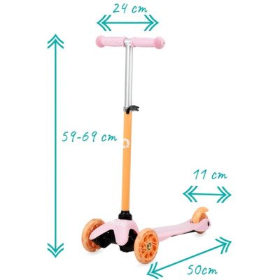 Самокат Qkids Lumis Orange (HUBA00005)