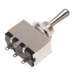 Перемикач для гітари Paxphil Closed 3-Way Toggle Switch (Chrome) (TGS205)