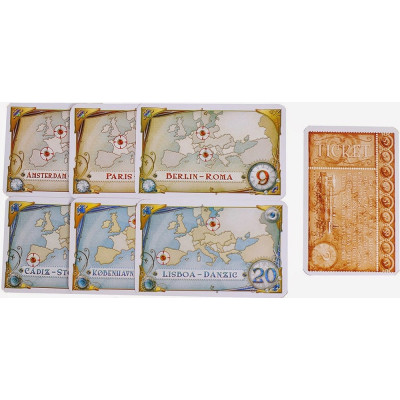 Настільна гра Lord of Boards Квиток на поїзд: Європа (Ticket to ride: Europe) (укр.) (DOW7202UK)