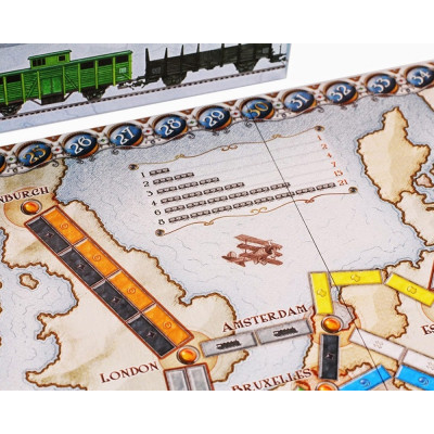 Настільна гра Lord of Boards Квиток на поїзд: Європа (Ticket to ride: Europe) (укр.) (DOW7202UK)