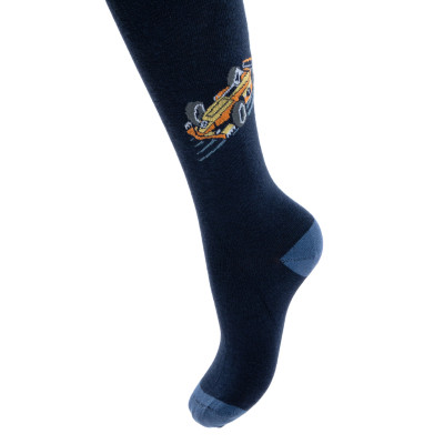 Колготки дитячі UCS Socks з машиною (M0C0301-2307-7B-darkblue)
