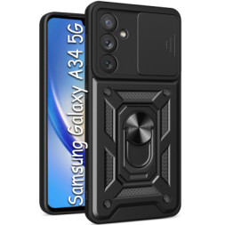 Чохол до мобільного телефона BeCover Military Samsung Galaxy A34 5G SM-A346 Black (709137)