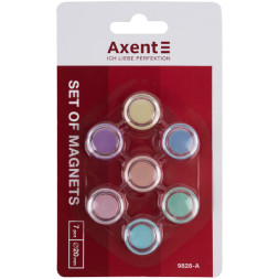 Магніт Axent 20 мм, 7 шт, Pastelini (9828-А)