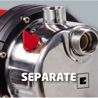 Насосна станція Einhell GC-WW 1250 NN, 1200 Вт, 5000 л/год, бак 20л (4173490)