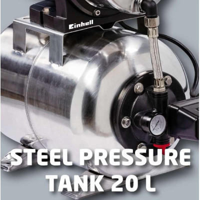 Насосна станція Einhell GC-WW 1250 NN, 1200 Вт, 5000 л/год, бак 20л (4173490)