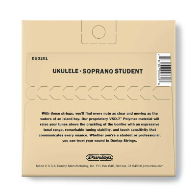 Струни для гітари Jim Dunlop Ukulele Soprano Student (DUQ201)