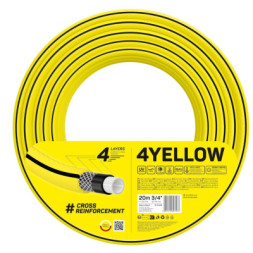 Шланг для поливу Cellfast 4YELLOW 3/4&quot; 20м, 4 шари, до 20 Бар, -10…+50°C (10-520)