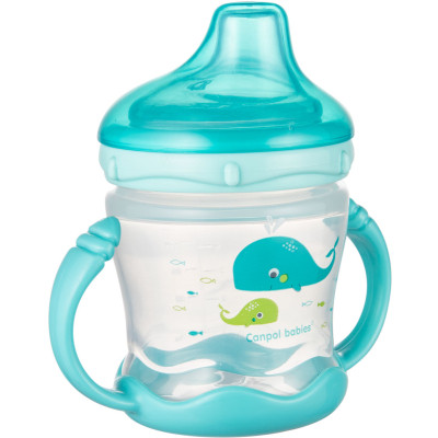 Поїльник-непроливайка Canpol babies Sweet fun 180 мл синя (57/300_blu)